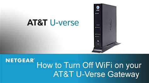 disable wifi on att router