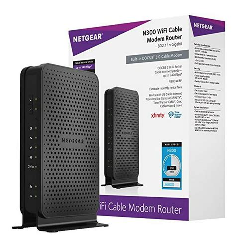 netgear n300 wifi cable modem router