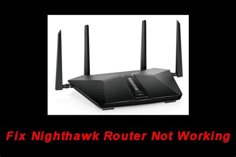 nighthawk router wifi not working but ethernet is