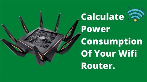 power consumption of wifi router