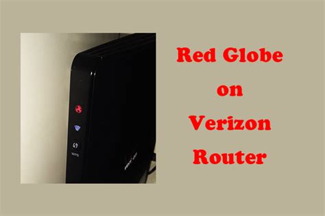 verizon router red globe white wifi